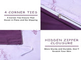 Purple Marbled Catalina Serenity Quilt / Doona / Duvet Cover set V745-AQ081837S2