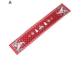 Table Runner Buffalo Plaid Checkered Cloth-Red V1263-JX-770