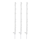 Giantz Electric Fence Posts 20pcs Electric Fence Poly White SFC-FP110-20-WH