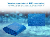 Heavy-Duty Blue Rectangular Pool Water Resistant PE Swimming Pool Portable Protective V1294-YM0901-H39263-13FT