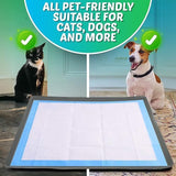 Dog Pee Pad Holder - Fits Up to 30 x 36 Pee Pad - 1 Pack - Grey Stable Grip, Soft Edges, Quick V1107-136-28353
