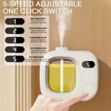 One-button switch, five adjustable intelligent aromatherapy diffuser - suitable for essential oils / V1102-HEXX-001