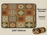 Nile Square Extra Large 200x200cm Waterproof Picnic Mat - Portable Thickened Oxford Cloth Outdoor V888-ELOSUNG46254