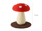 Red Mushroom Cat Tree with Sisal Scratching Post - Large Vertical Cat Climber, Durable V888-ELOSUNG48681