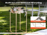 Wedding Flower Stand, 10PCS 80cm Column Flower Stand, Floral Stands with Hidden Screw, Rectangular V952-HLHJLFT10J80Y446M001V0