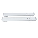 2pcs Washing Machine Mobile Roller Extendable Iron White 16 Wheels Low Noise High Load Bearing with V1294-YM0901-3113230334611