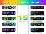 Digital Night Light - Extra Powerful - 7-Color Night Light - Ideal for Heavy Sleepers - Adjustable V1188-MS-313-0663