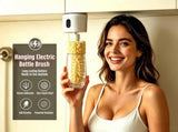 Rechargeable Electric Bottle Cleaner with Dual Brush Heads, 360&deg Rotating Cup Washing Brush for Mugs V1107-CS-DDXBJ