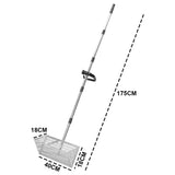 Beach Rake Stainless Steel Sand Flea Rake 140cm Long Detachable Handle and Shark Tooth Wide Sifter V985-BEACHRAKE