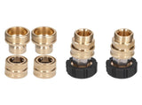 8Pcs High Pressure Washer Adapter Coupler Set Brass Quick Disconnect Connector Kit V1294-YM0901-3111210156311