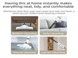 2-piece Home Cleaning Bundle - Golden UV Mattress Mite Vacuum Cleaner & White Cordless Handheld V888-ELOSUNG53369
