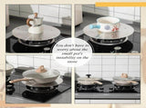 Stainless Steel Range Heat Diffuser with Handle, Handle, Multicolor V1192-AZ-W-28041