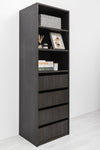 GENEVA THREE SHELF/FOUR DRAWER BUILT IN WARDROBE - CLASSIC - NORDIC ASH V164-ECW2C