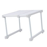 Expandable Cabinet Shelf Carbon Steel ABS PP Closet Storage Shelf Cabinet Organizer Riser Rack for V1294-YM0901-3117240329311
