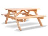 Keezi Kids Outdoor Table and Chairs Picnic Bench Set Children Wooden ODF-KID-PICNIC-NW