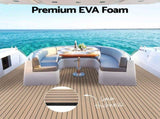 Seamanship Boat Flooring, EVA Foam Decking Mat, 240x90cm, Taupe BF-240X90-TP