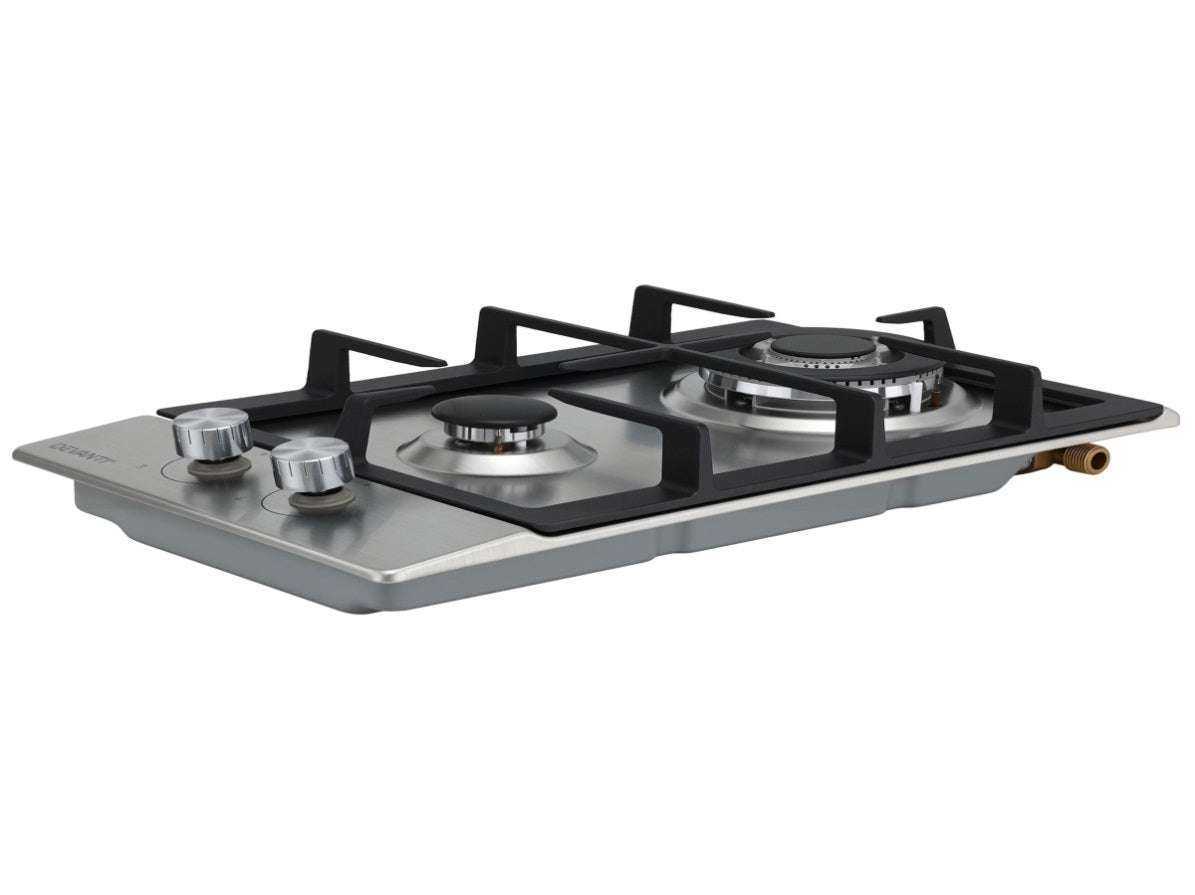 Devanti Gas Cooktop 30cm 2 Burner Silver CT-GAS-2B-C-SS – ZNTS ...