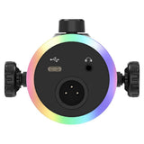 RGB Dynamic Gaming Microphone XLR/USB Interface for PC Streaming Podcast Recording Style 1 V1263-JX-7074-2