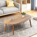 SOGA 80x40cm Stone Pattern Living Room Nordic Coffee Table Modern Style TABLETEA13