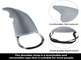 12 Pcs Halloween Shark Fin Costume Accessory Gray Props Easy to Wear Accessories for Adults V1259-DP01-A-664