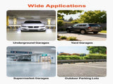 Parking Stopper, 1840 mm Heavy Duty Parking Aid for Garage, Rubber Curb Garage Floor Stopper with V952-TCDK7264INCHUM669001V0