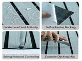 EVA Foam Boat Flooring Mat Decking Sheet 240*5.7*0.6cm Light Grey V1188-ZXY-01-20