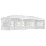 Instahut Gazebo 3x9m Marquee Wedding Party Tent Outdoor Camping Side Wall Canopy 5 Panel White GAZEBO-WED-C-FG-3X9-5W-WH