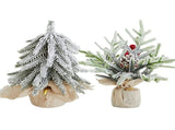 Desktop Xmas Tree Small Simulation Tabletop Decorative Xmas Trees for Home Holiday Decoration V1294-YM0901-240627HL05-2