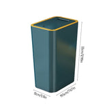 Push-Open Trash Can With Lid,Slim Trash Bin,Odor Control,Space Saving Garbage Can,Suitable For V1366-AZ2-W-26406