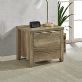 Bedside Table 2 drawers Storage Table Night Stand MDF in Oak V43-BST-CELOAK