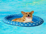 Dog Swimming Pool Floating Boat Pet Toy Inflatable Pet Floating Raft for Outdoor Water Games V1294-YM0717-10014068