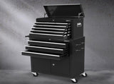 Giantz Tool Chest Trolley 12 Drawers Storage Cabinet Toolbox TB-12DR-93-BK
