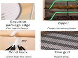 3 Layer Hanging Drying Net, 40x60cm, Foldable with Zipper for Plants Seeds and Fish V1188-MS-325-1374