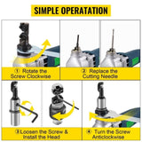 Electric Nibbler 1.8mm Heavy Duty Metal Sheet Cutter Stainless Steel 380W V952-DCJA1.8MM220VHMS1V3