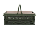 Camping Picnic Basket Foldable Large Capacity Multifunction Handheld Camping Basket Camping V1294-YM0706-3117230133914