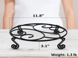 Original Patented Plant Stand for Flower Pot Heavy Duty Potted Holder Indoor Outdoor Metal Rustproof V1370-AZ4-06350