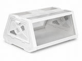 White Desktop Reptile Terrarium Enclosure 27x19x19cm with Double Door Opening and Ventilation for V888-ELOSUNG54975-1