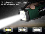 Solar Powered Emergency Radio with AM/FM, Rechargeable Battery, Flashlight, Reading Light and Phone V1258-DP02-BOL-465