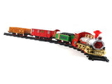 Electric Train Toy Simulation Small Train Toy Kids Xmas Electric Track Car with Music and Light for V1294-YM0901-3115240090311