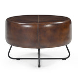 BOLERO LEATHER COFFEE TABLE/OTTOMAN V742-M21942