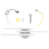 105LED Ceiling Lamp 2500LM Nordic Modern Strip Type Living Room Light AC85-265V White Light V1294-YM0901-3119210050211