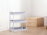 3 Tier Utility Rolling Cart with Caster Wheels Movable Multifunctional Storage Cart for Kitchen V1294-YM0901-3117240235111