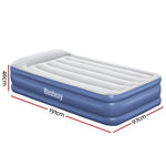 Bestway Air Mattress Inflatable Bed 46cm Airbed Single Blue BW-BED-D-67628