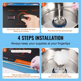 VEVOR Electric Cotton Candy Machine, 1000W Candy Floss Maker, Commercial Cotton Candy Machine with V952-TSMHTJLSWGXMBTCVMV3