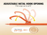 Log Peavey, 46.5 in, Metal Handle Log Lifter, Heavy Duty Log Roller with Max 19 in Opening, V952-YMQJDJTLOGPEK16G3V0