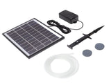 Solar Oxygen Pump 10V 6W Shockproof Small Lightweight Solar Water Air Pump for Fish Tanks Aquariums V1294-YM0717-3111220229411