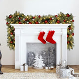 Christabelle 2.7m Christmas Garland with LED Lights and Baubles Mantle Decoration Ornament 112_SENJB274