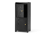 Artiss Bathroom Storage Cabinet Freestanding Cupboard Narrow Floor Shelf Black FURNI-N-BATH-AZ02-BK