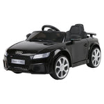 Kids Electric Ride On Car Audi Licensed TTRS Toy Cars Remote 12V Battery Black RCAR-TTS-BK