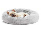 Pet Bed Anti-Anxiety Pet Bed Donut Pet Bed Small Dog Bed Medium Dog Bed Cat Bed - Navy - Size 27in V1107-135-34402-NVY-27IN
